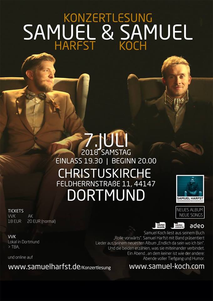 Samuel Harfst & Samuel Koch live in Dortmund