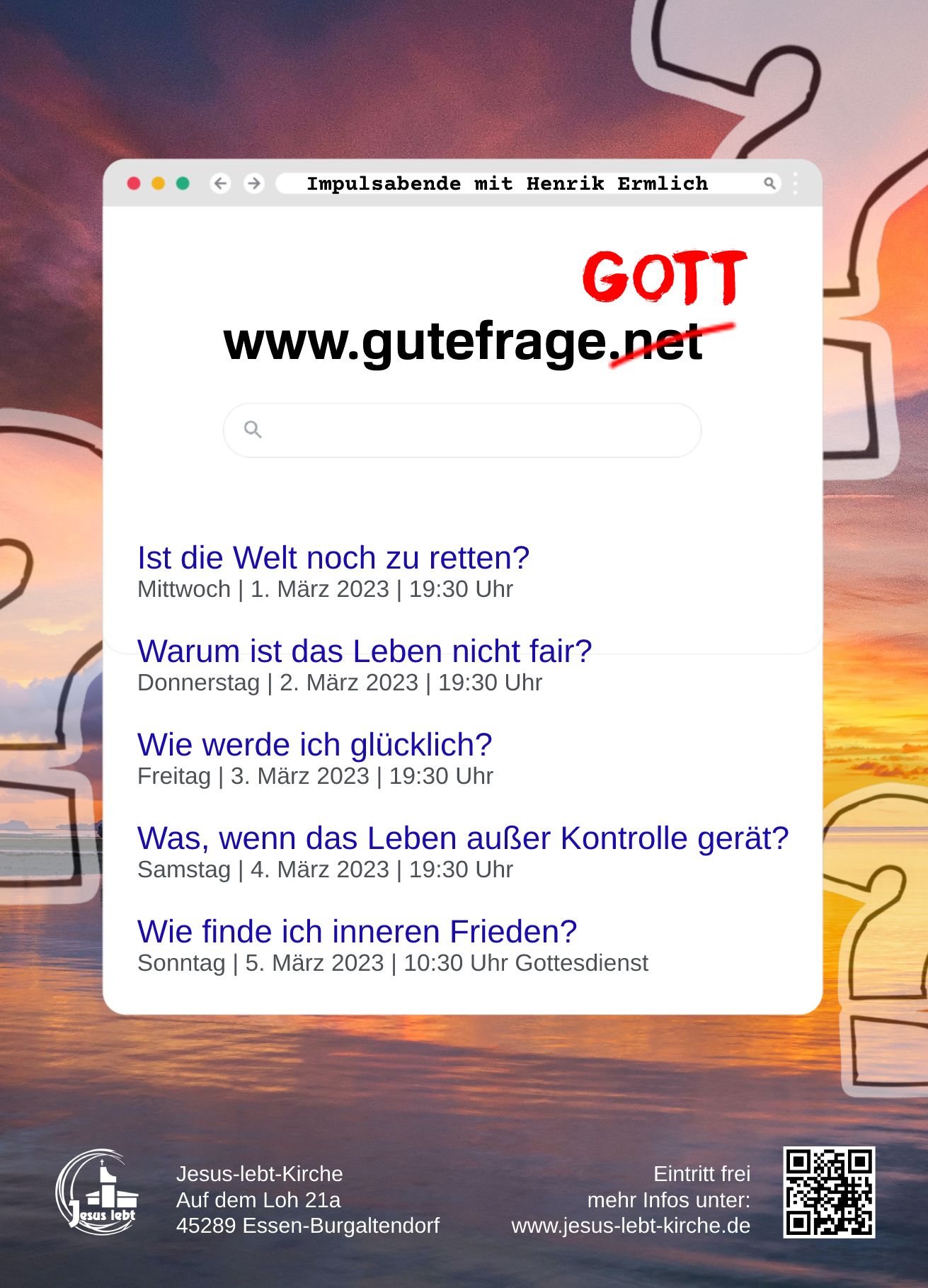 Impulsabende mit Henrik Ermlich