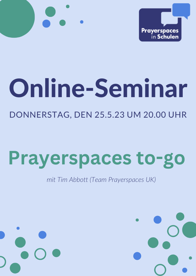 Online- Seminar Prayerspaces