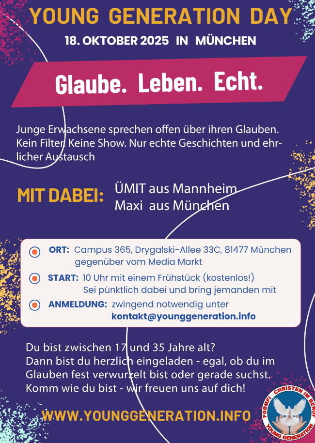 YOUNG GENERATION DAY IN MÜNCHEN | GLAUBE. LEBEN. ECHT.