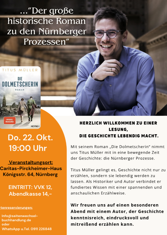 Mehr als nur eine Lesung- Titus Müller - Eine Lesung die Geschichte lebendig macht