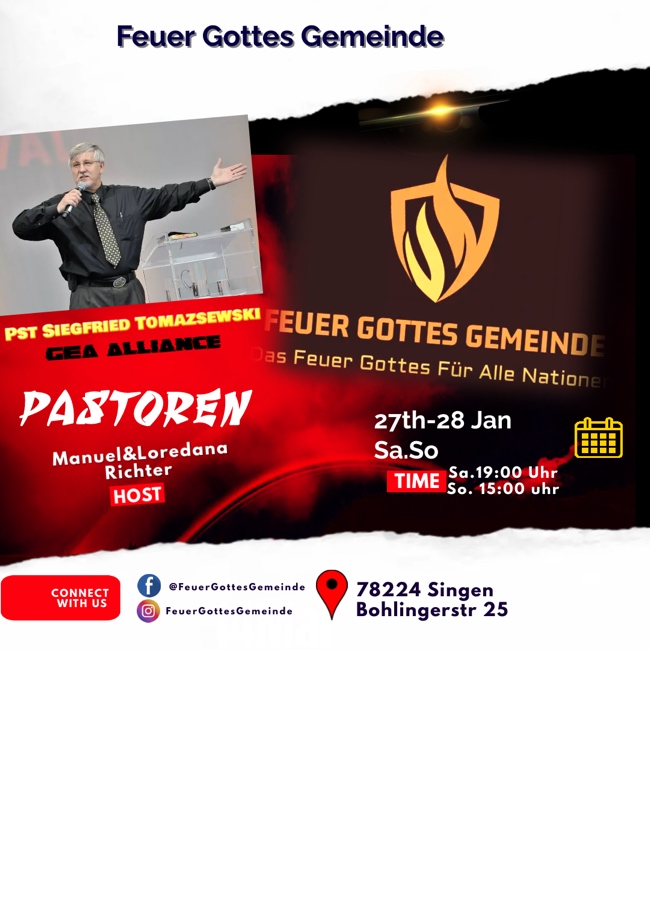 Feuer Konferenz mit Siegfried Tomaszewski