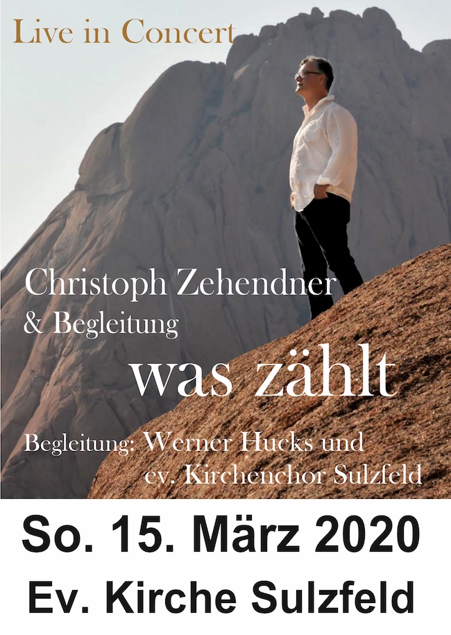 Konzert mit Christoph Zehendner