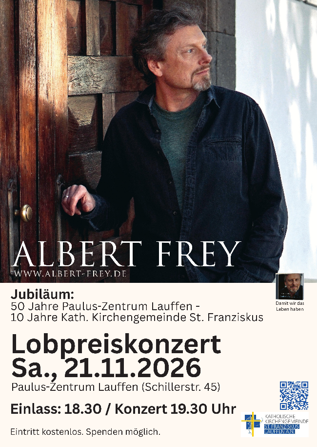 Lobpreiskonzert mit Albert Frey