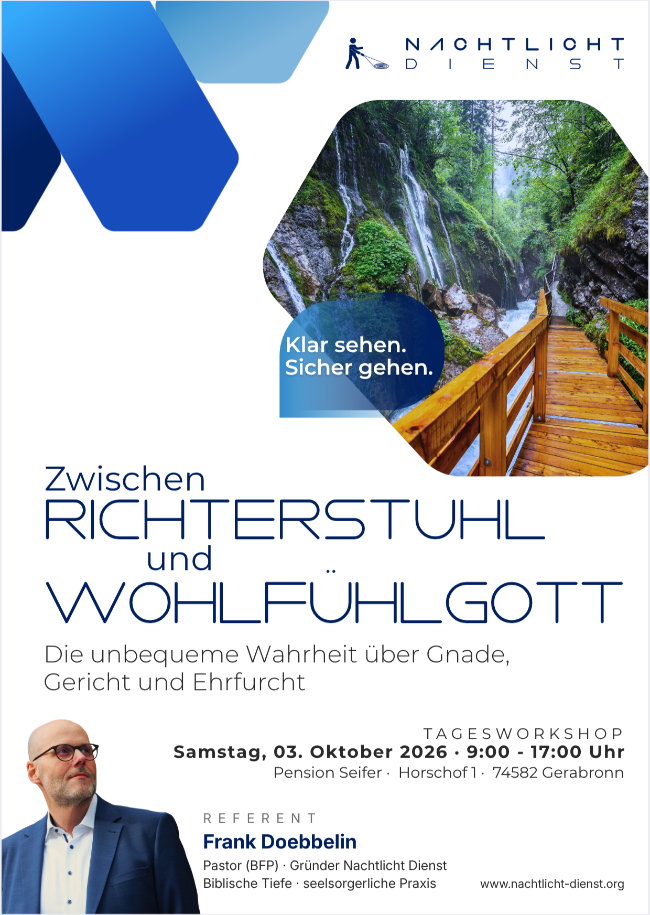 Zwischen Richterstuhl und Wohlfühlgott