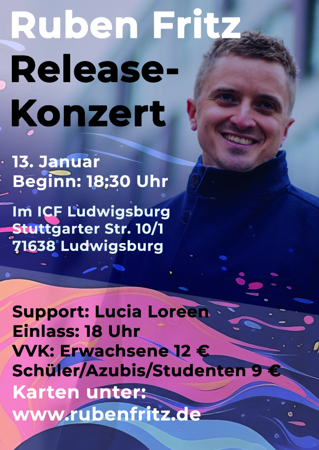 Ruben Fritz Release-Konzert