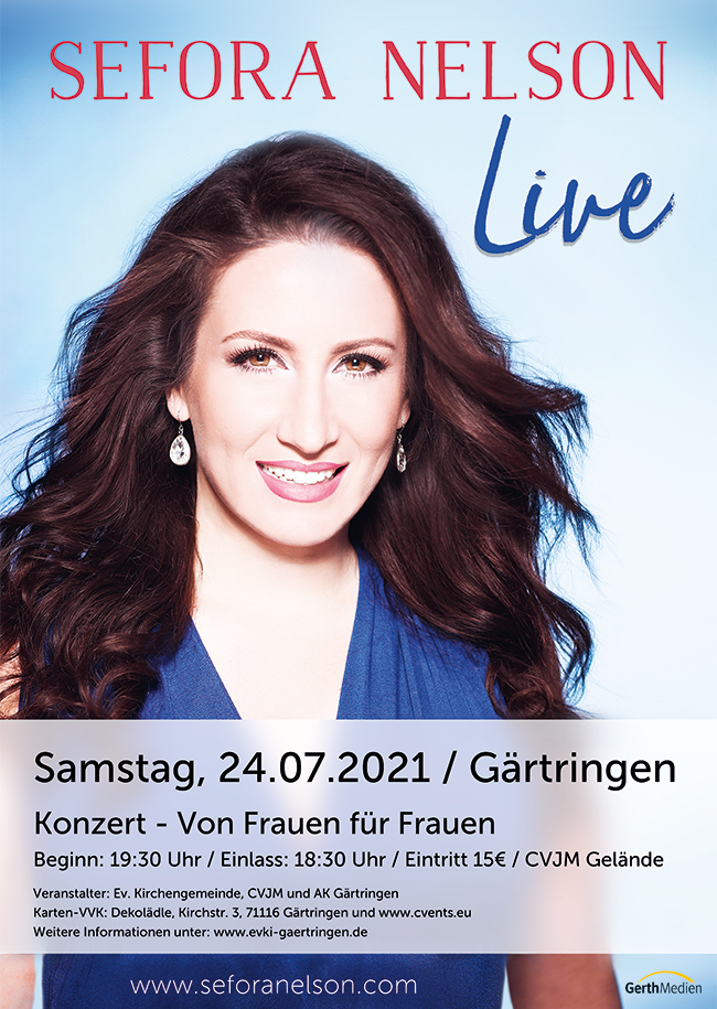 Konzert - Sefora Nelson live in Gärtringen