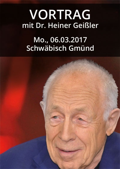 Vortrag mit Dr. Heiner Geißler