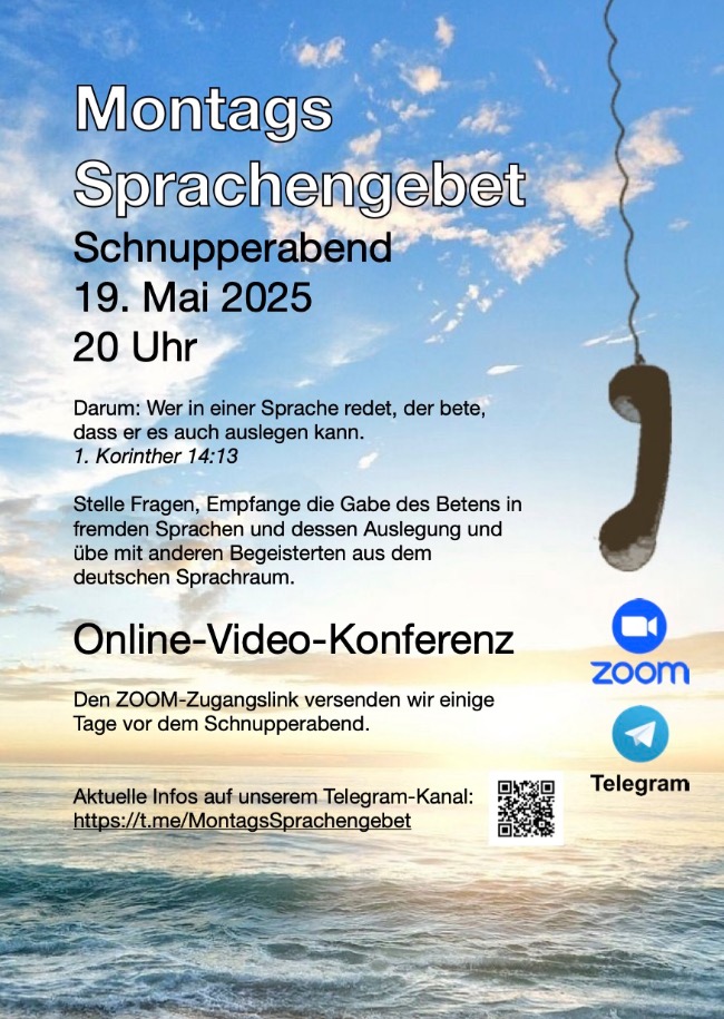 Montags Sprachengebet - Schnupperabend