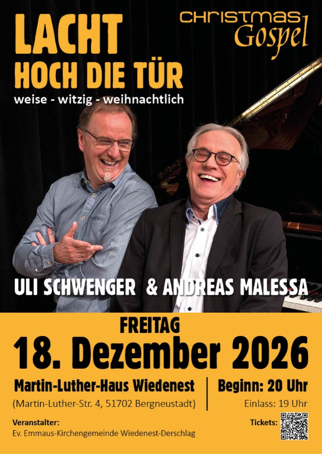 Lacht hoch die Tür