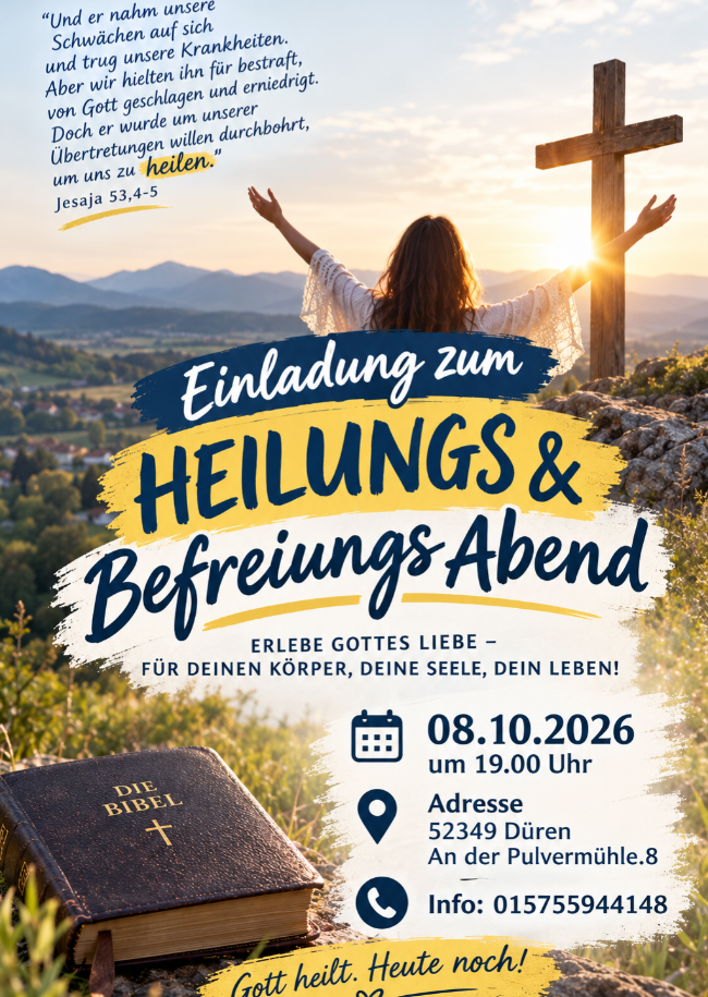Heilungs-Befreiungs Gebetsabend