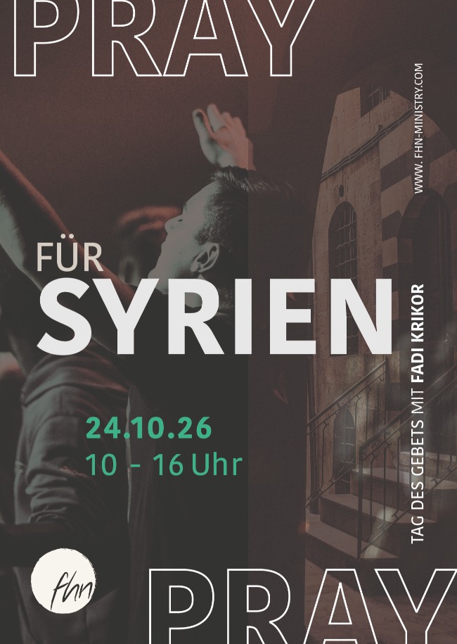 Gebetstag "PRAY" für Syrien