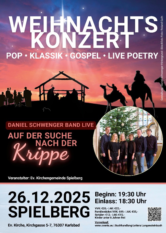 Weihnachtskonzert 'Auf der Suche nach der Krippe'