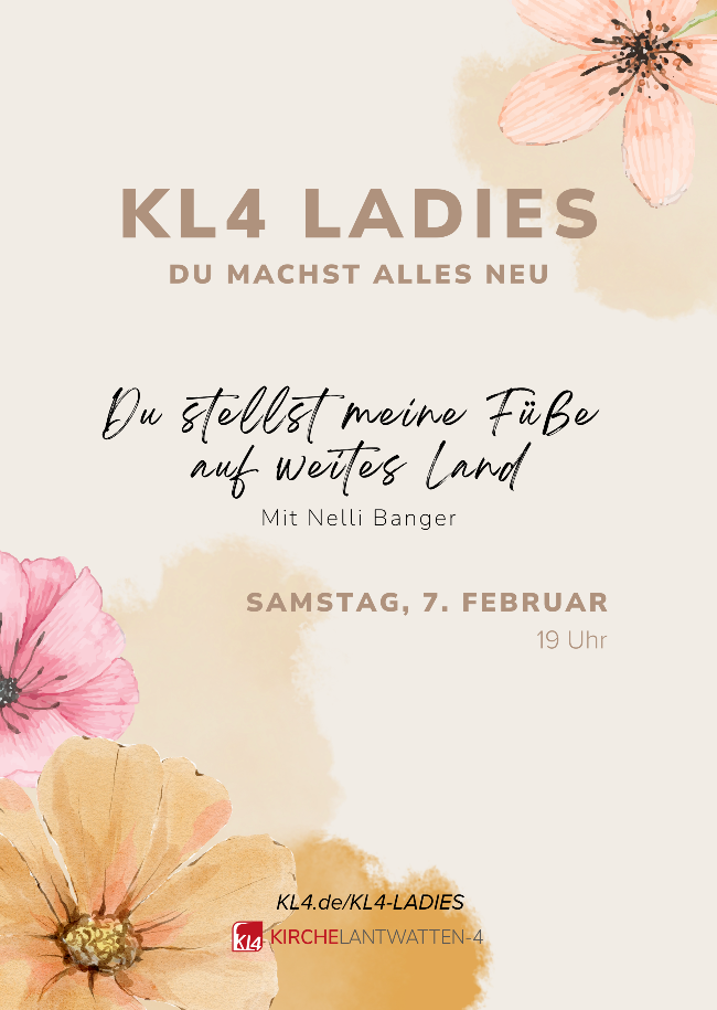 Du stellst meine Füße auf weites Land.