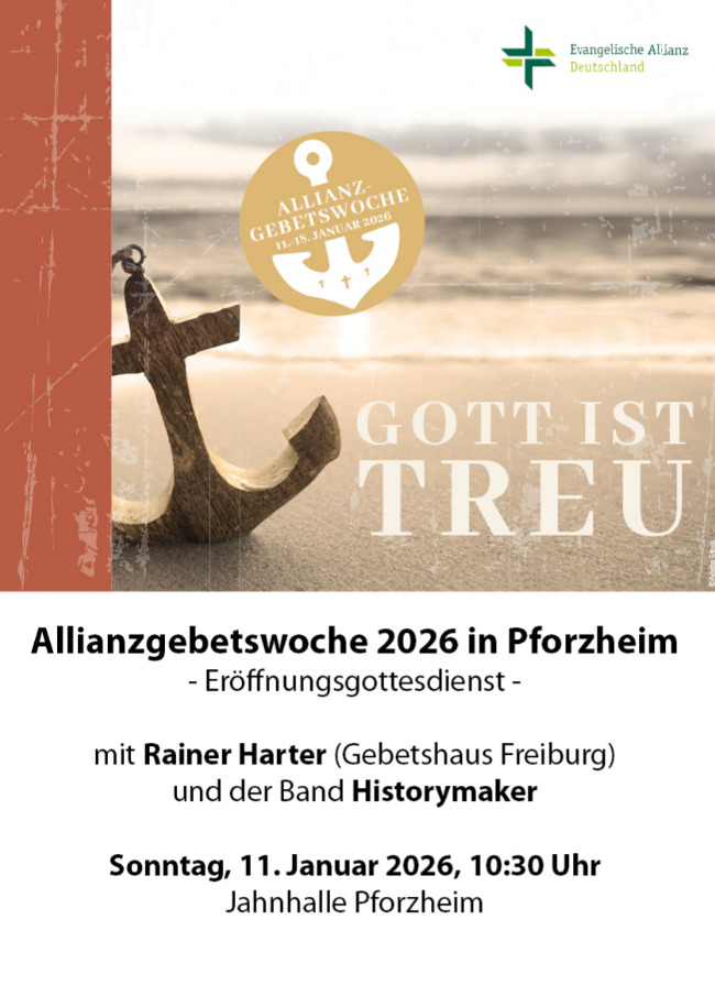 Allianzgebetswoche 2026 - Eröffnungsgottesdienst
