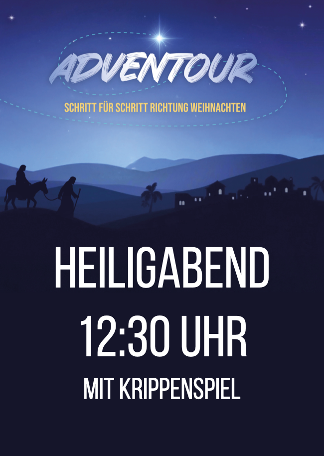Gottesdienst an Heiligabend - 12:30 Uhr