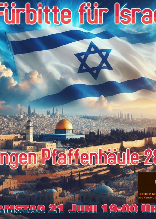 Fürbitte für Israel