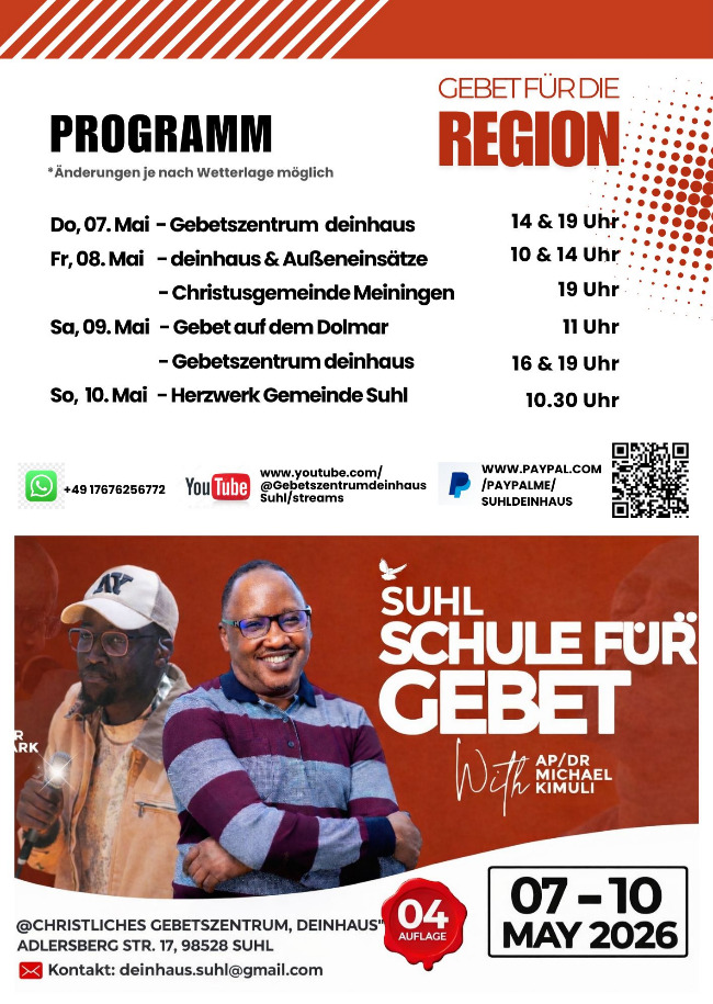 Gebetsschule Vol. IV / School of prayer IV mit Michael Kimuli