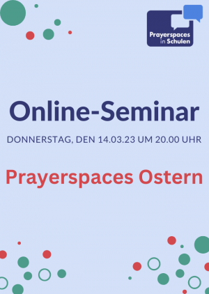 Online- Seminar Prayerspaces