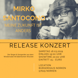 Release - Konzert Mirko Santocono