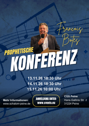 Prophetische Lobpreis und Anbetungskonferenz mit Francois Bytes