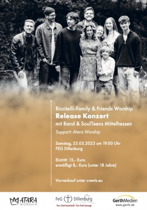 Riccitelli-Family & Friends Worship Release Konzert