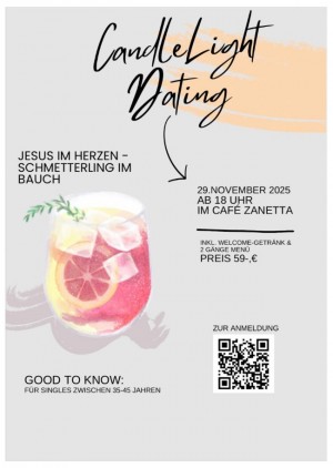 CandleLight Dating im café ZANETTA
