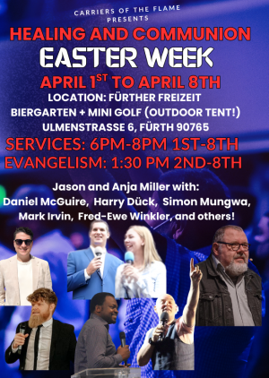 Healing and Communion Easter Week