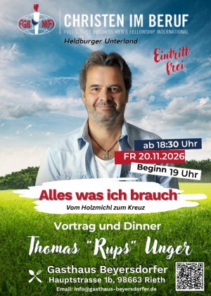 Thomas "Rups" Unger - ehemaliger Frontmann der Randfichten