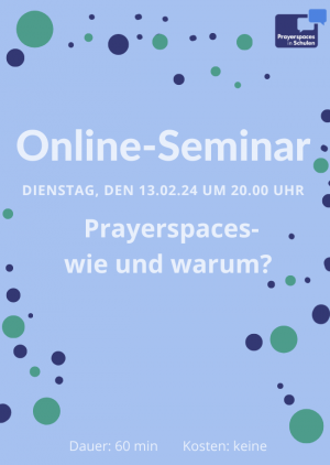 Prayerspaces Online-Seminar
