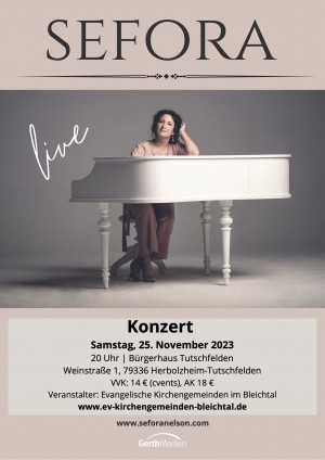 Konzert mit Sefora Nelson