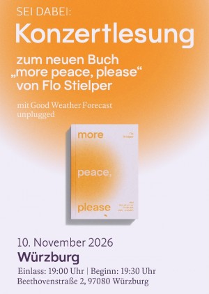 More peace, please - Konzertlesung