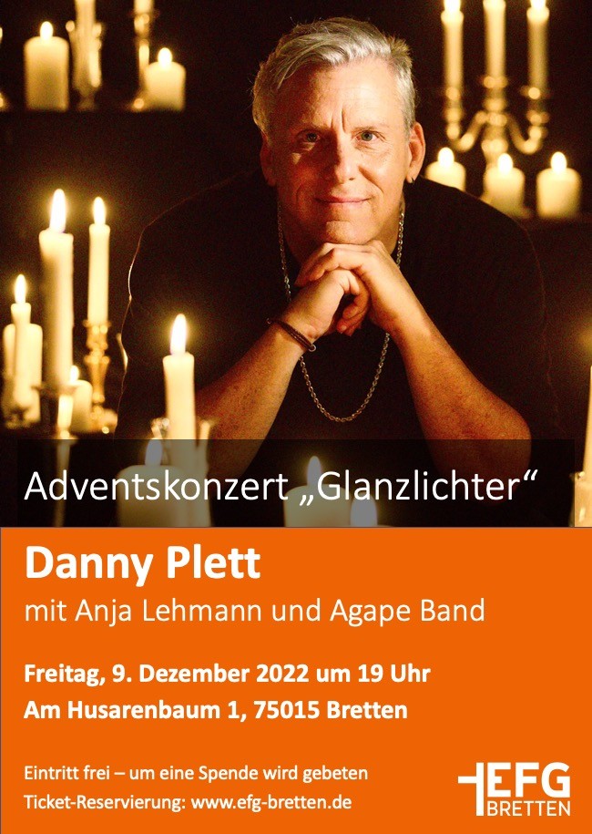 Adventskonzert „Glanzlichter“ mit Danny Plett