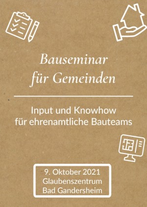 Bauseminar für Kirchengemeinden