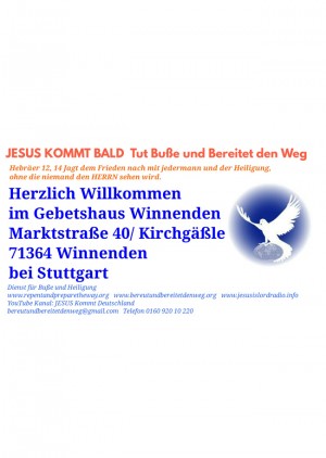 Gebets-Buße- und Danksagungstreffen