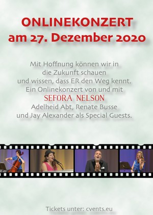 Online-Konzert mit Sefora Nelson zum Thema Hoffnung