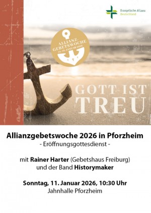 Allianzgebetswoche 2026 - Eröffnungsgottesdienst