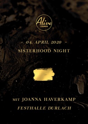 Sisterhood Night Karlsruhe mit Joanna Haverkamp