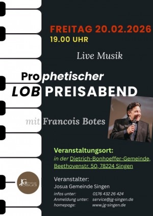 prophetischer Lobpreisabend
