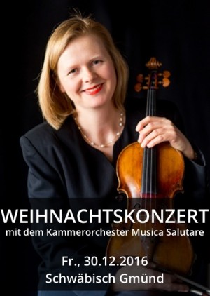 Weihnachtskonzert mit dem Kammerorchester Musica Salutare