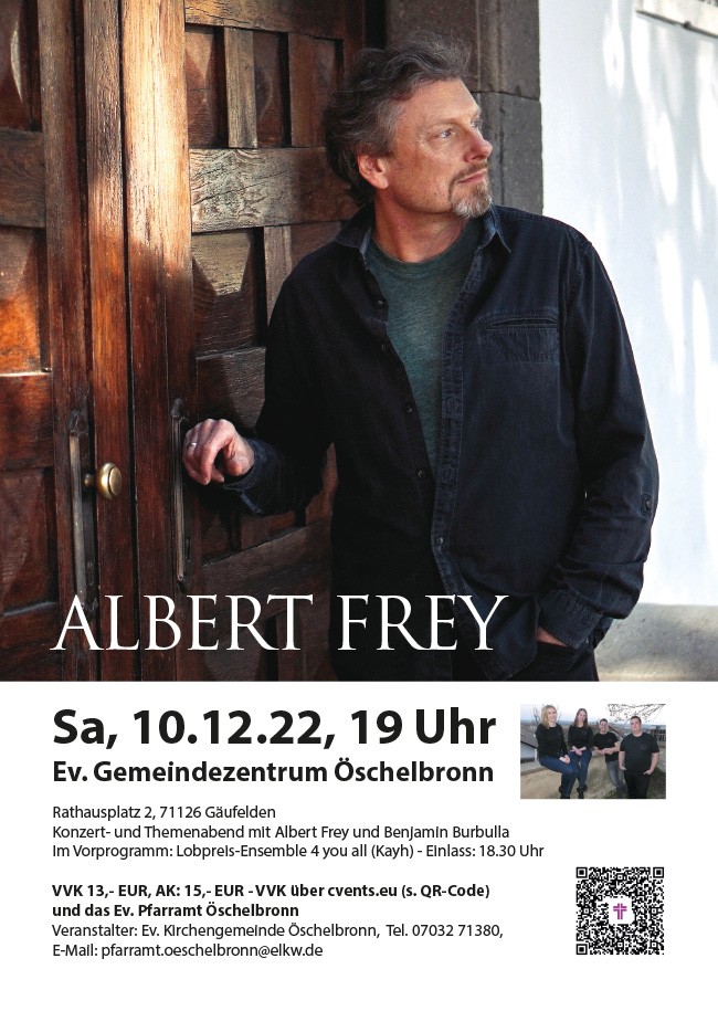 Albert Frey: Konzert- und Themenabend