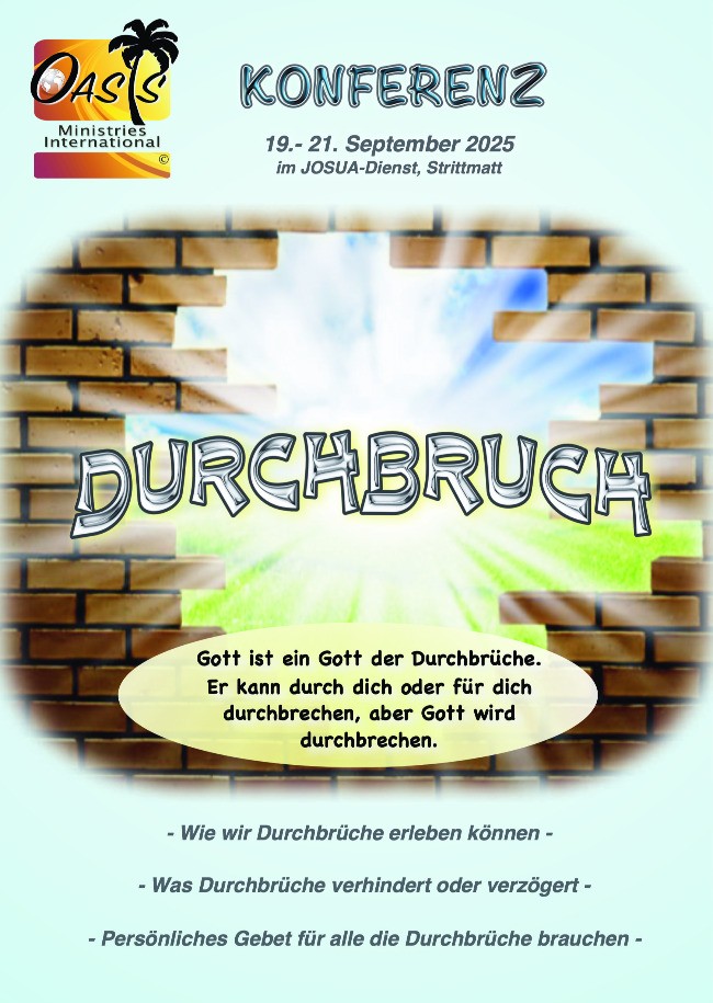 DURCHBRUCH!