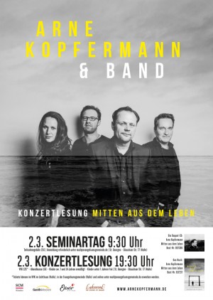 Konzertlesung Arne Kopfermann & Band