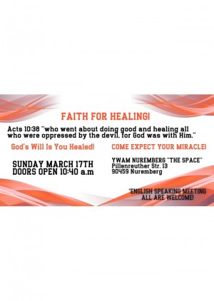 FAITH FOR HEALING