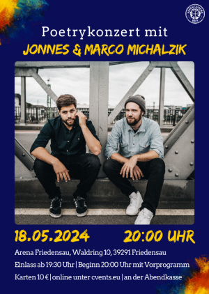 Poetrykonzert mit Jonnes & Marco Michalzik