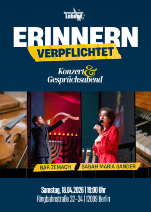 „Erinnern verpflichtet" – Konzert- und Gesprächsabend