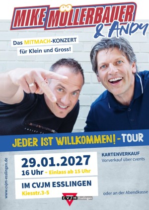 Das MITMACH-KONZERT für Klein und Groß: Mike Müllerbauer & Andy