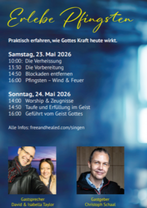 Pfingst-Kon 2026 mit free&healed-Team