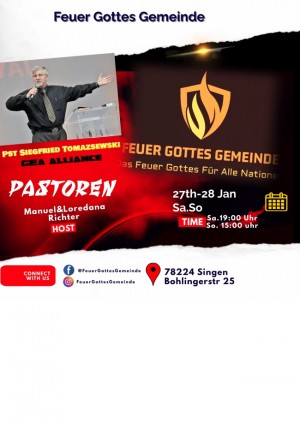 Feuer Konferenz mit Siegfried Tomaszewski