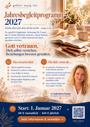 Fürchte dich nicht – Jahresbegleitprogramm 2027 für Frauen
